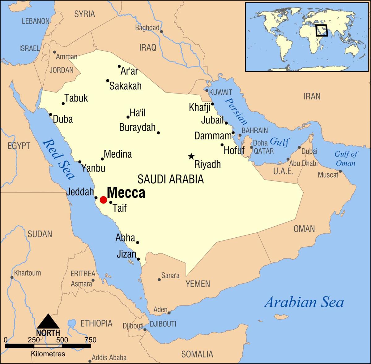 térkép hidzsra út Mekkája