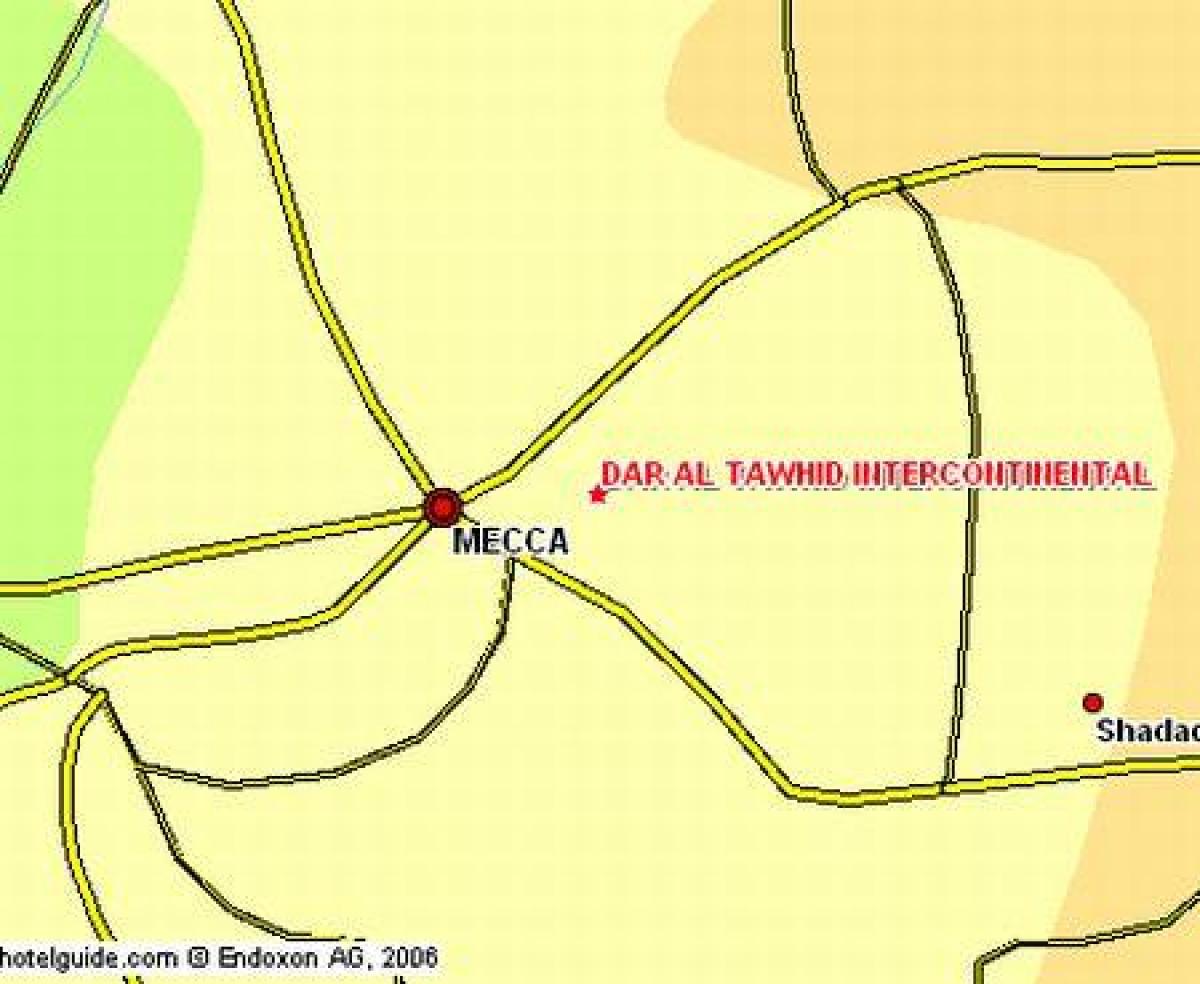 térkép ibrahim khalil út Mekkája