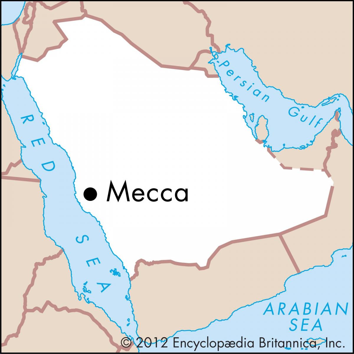 térkép, ha shahrah e hidzsra Mekkája 