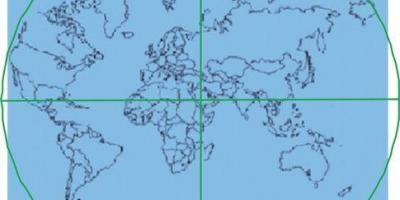 Térkép Kába van a világ közepe 