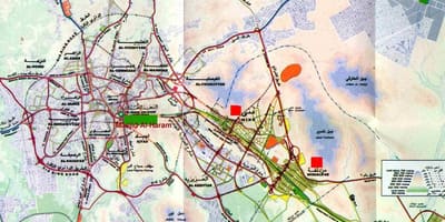Mekkája haram sharif térkép