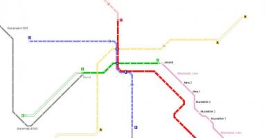 Térkép Mekka metró 