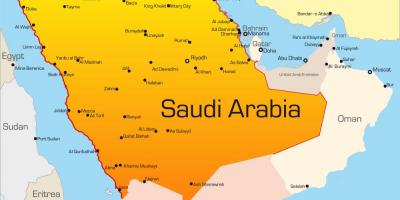 Mekkája szaúd-arábia térkép