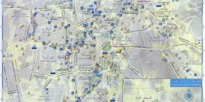 Térkép Mekka város